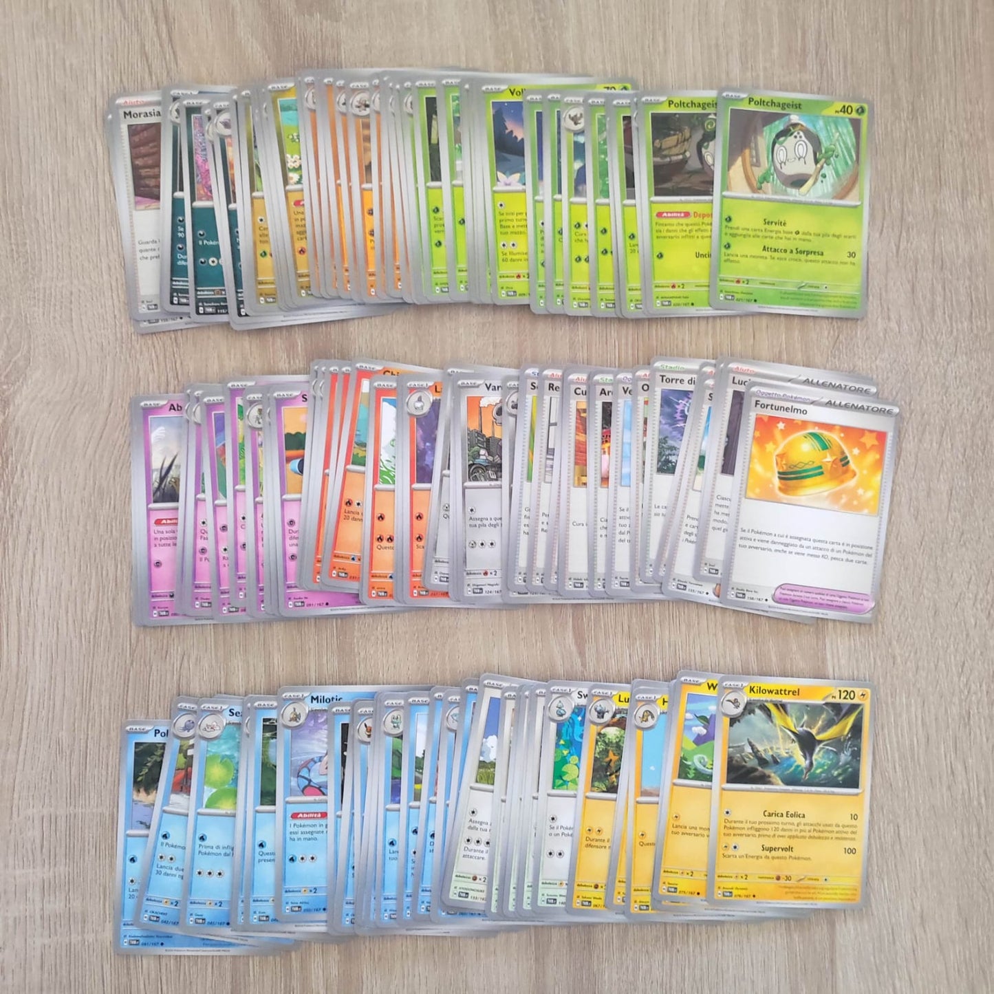 POKEMON - Set Completo COMUNI + NON COMUNI - CREPUSCOLO MASCHERATO