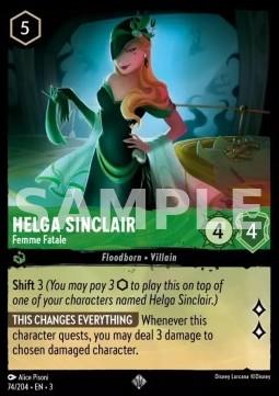 74. Helga Sinclair Femme Fatale -  NELLE TERRE D'INCHIOSTRO