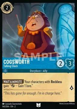 143. Cogsworth Talking Clock / Tockins Orologio Parlante  - RISE OF THE FLOODBORN