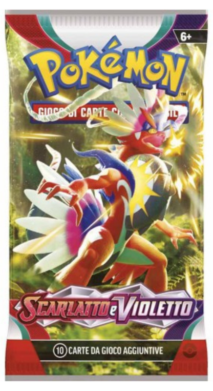 Busta Pokemon SCARLATTO E VIOLETTO (Artwork Casuale) - ITA