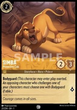 20. Simba Protective Cub - THE FIRST CHAPTER