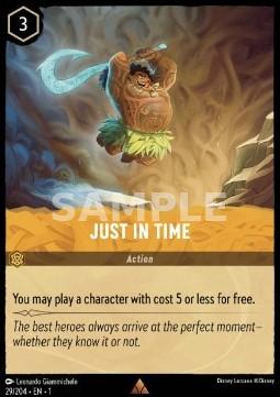 29. Just In Time - THE FIRST CHAPTER