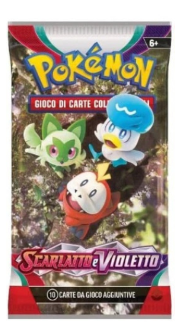Busta Pokemon SCARLATTO E VIOLETTO (Artwork Casuale) - ITA