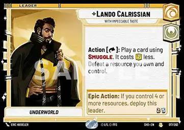 17. Lando Calrissian Con Un Impeccabile Gusto - STAR WARS UNLIMITED - SHD