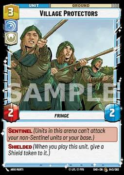 43. Protettori Del Villaggio - STAR WARS UNLIMITED - SHD