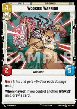249. Guerriero Wookie - OMBRE SULLA GALASSIA - SHD