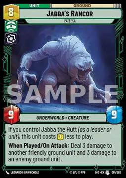 91. Rancor Di Jabba  Pateesa - OMBRE SULLA GALASSIA - SHD