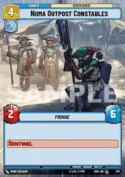 337. Contestabili Dell'Avamposto Di Niima -  OMBRE SULLA GALASSIA - SHD