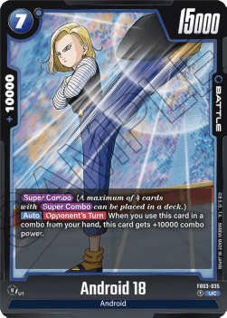 35. Android 18 - RAGING ROAR - FB03