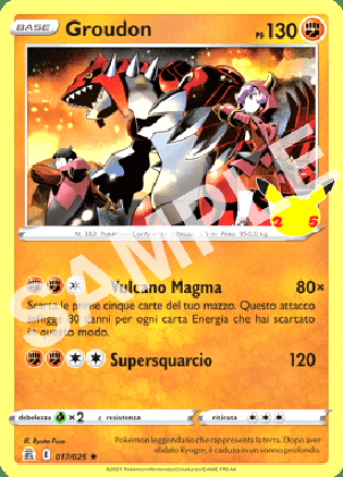 17/25 Groudon - GRAN FESTA