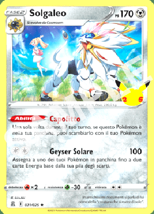 21/25 Solgaleo - GRAN FESTA
