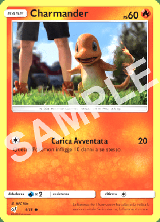 4/25 Charmander - DETECTIVE PIKACHU