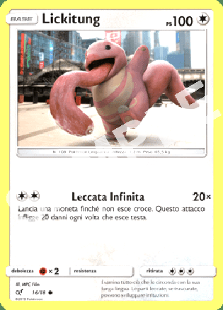 16/25 Lickitung - DETECTIVE PIKACHU