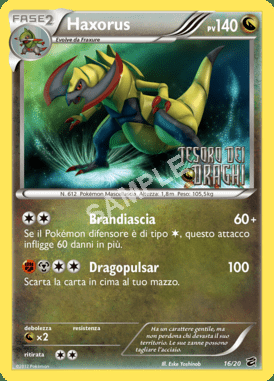 16/20 Haxorus - TESORO DEI DRAGHI