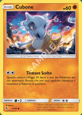 37/68 Cubone - DESTINO SFUGGENTE