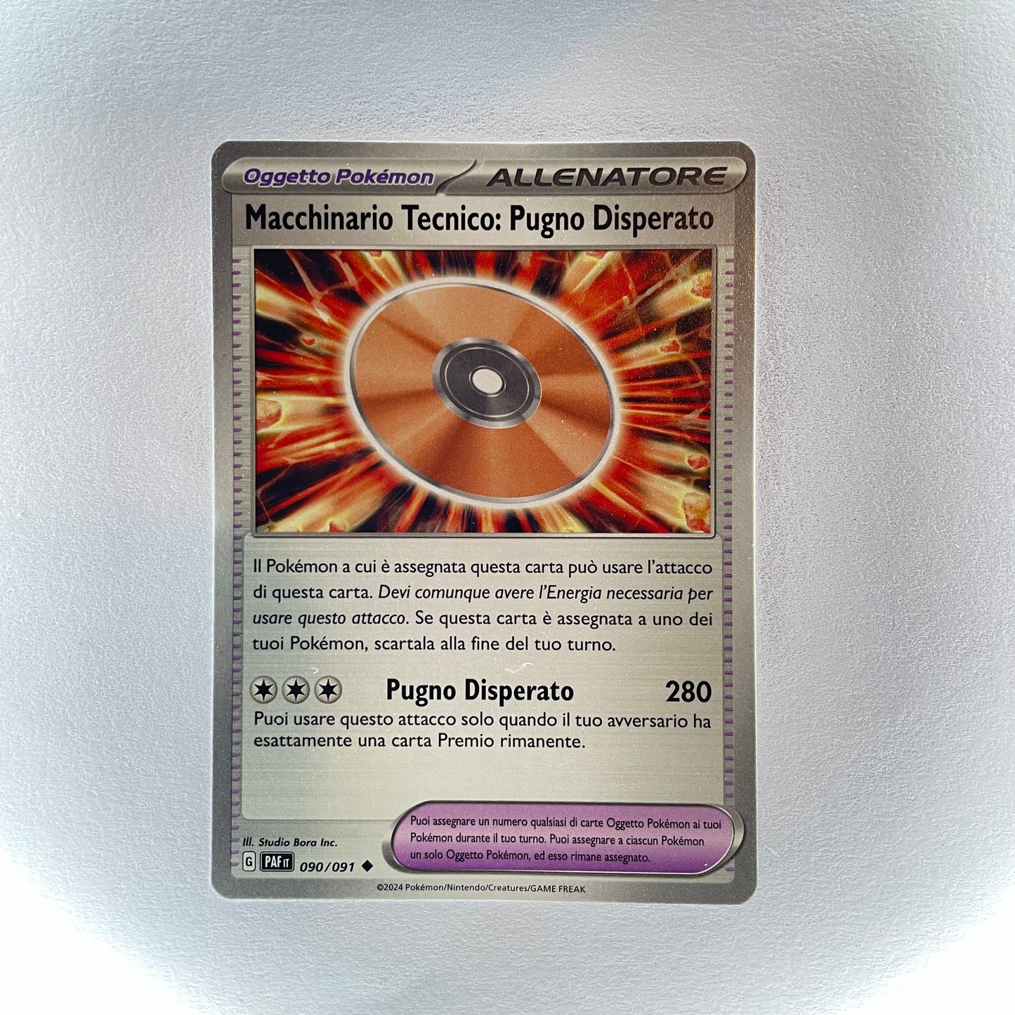 90/91 Macchinario Tecnico: Pugno Disperato - DESTINO DI PALDEA - PAF - ITA