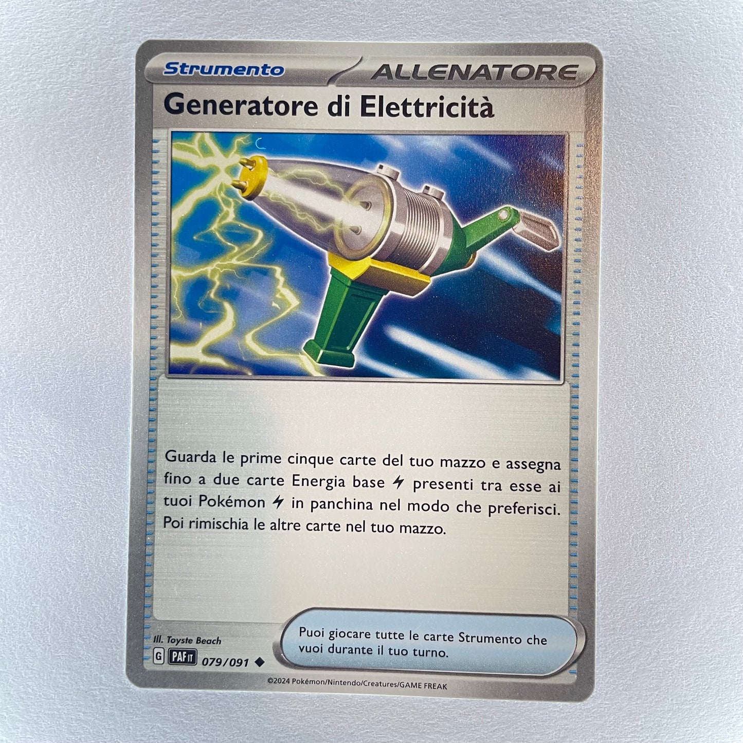 79/91 Generatore di Elettricità - DESTINO DI PALDEA - PAF - ITA