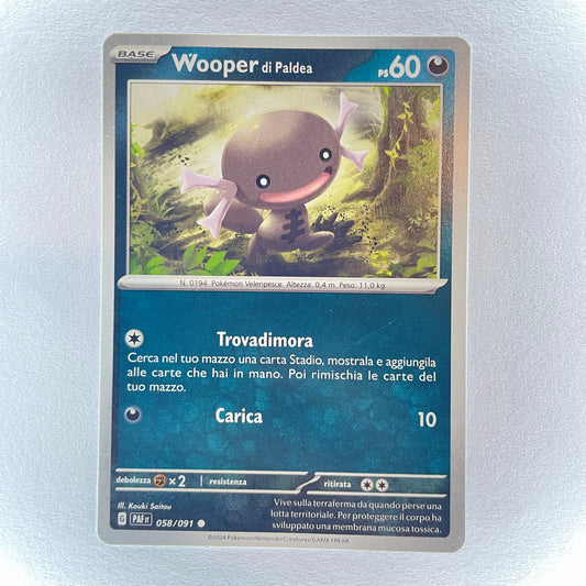 58/91 Wooper di Paldea - DESTINO DI PALDEA - PAF - ITA