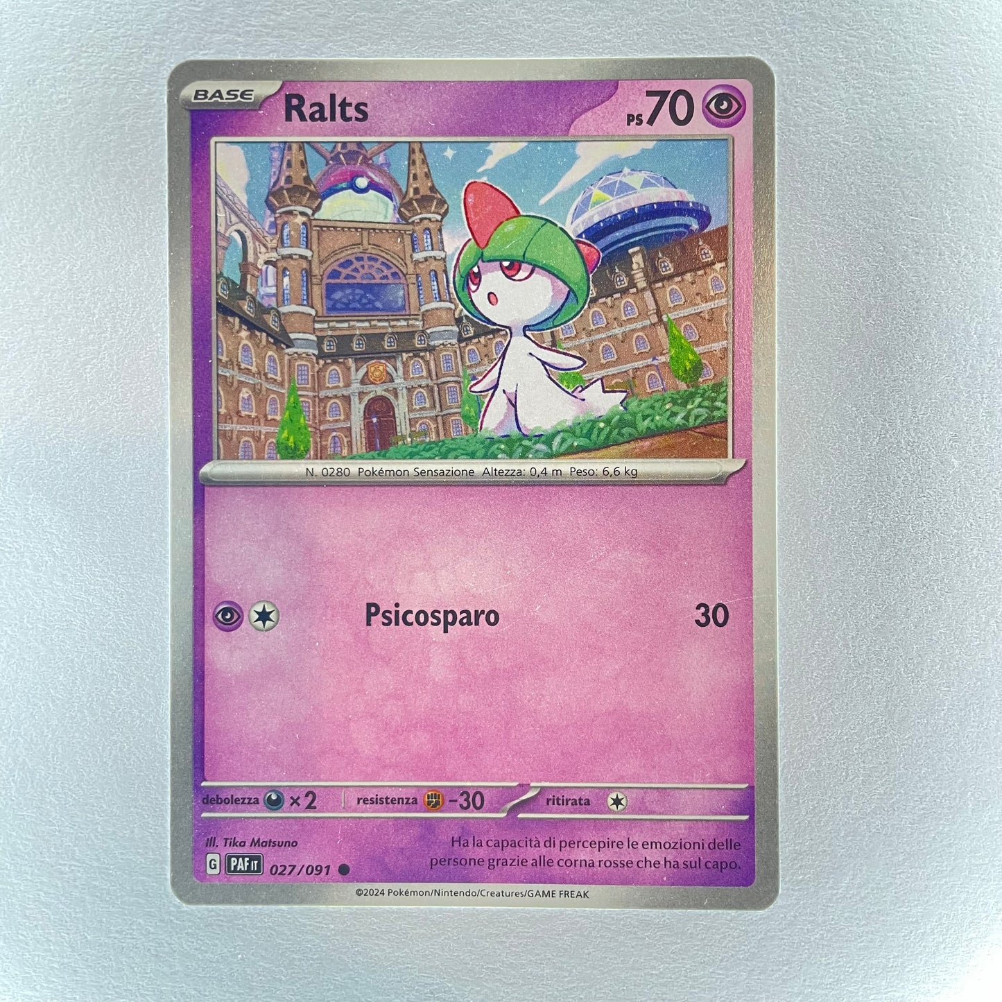 27/91 Ralts - DESTINO DI PALDEA - PAF - ITA