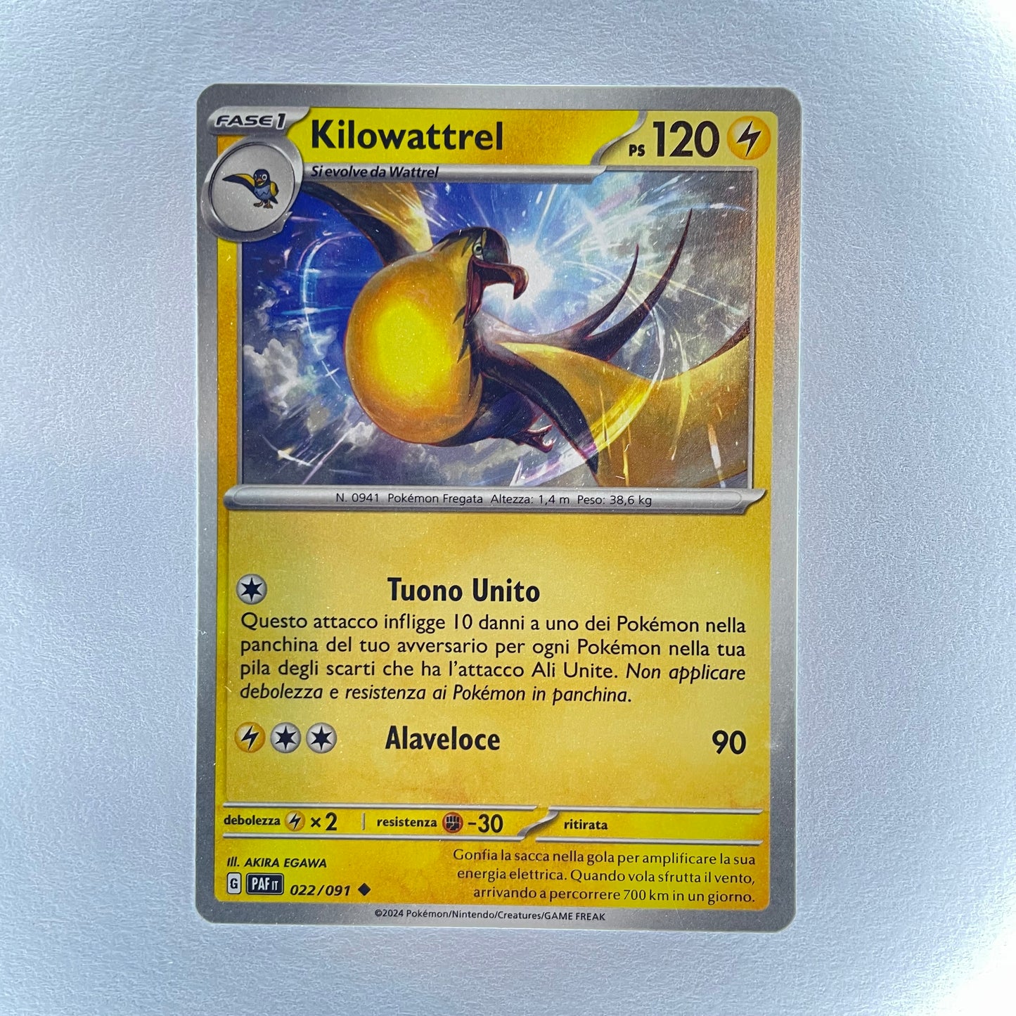 22/91 Kilowattrel - DESTINO DI PALDEA - PAF - ITA