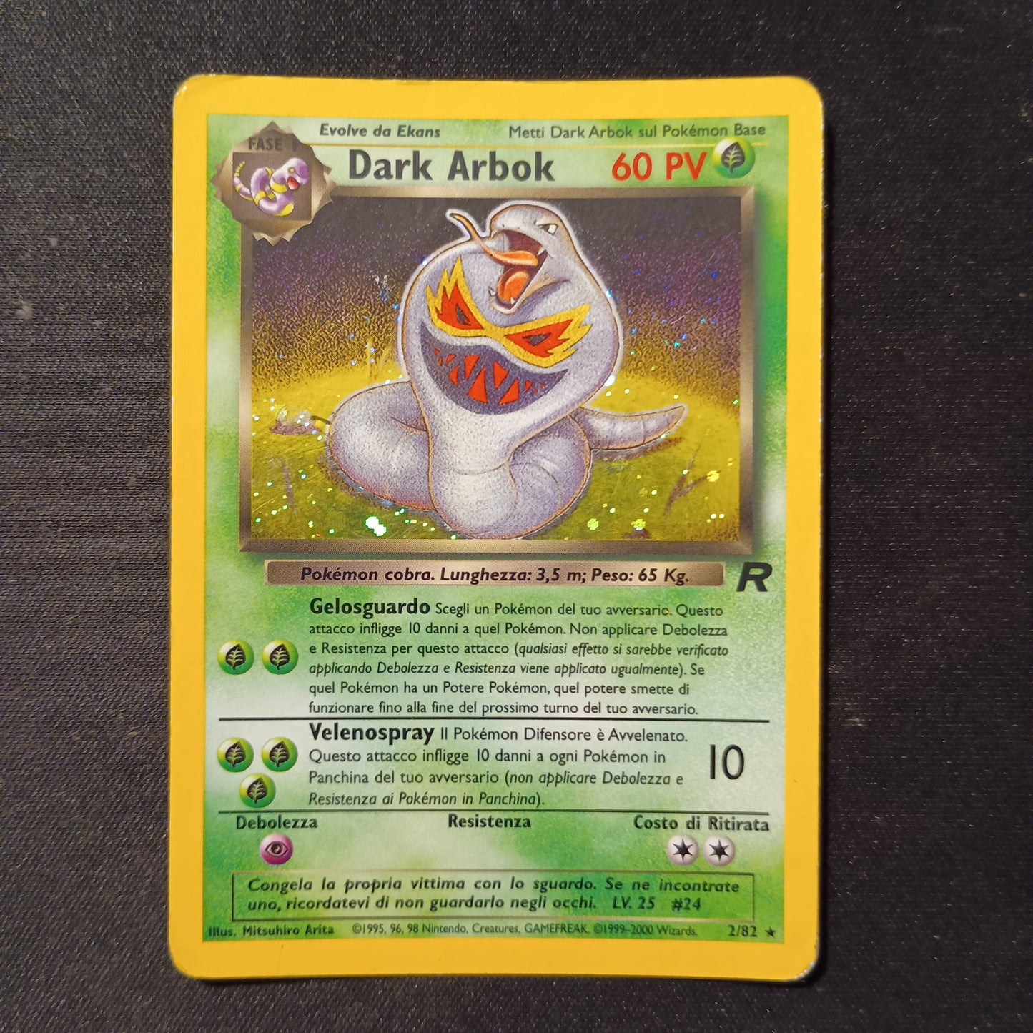 Dark Arbok 2/82 ITA Team Rocket PLAYED - Carta Pokémon | Il Grimorio TCG