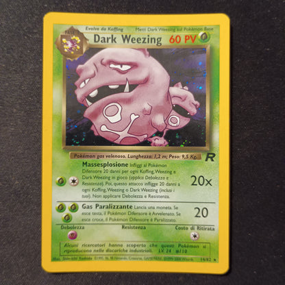Dark Weezing 14/82 ITA Team Rocket EXELLENT - Carta Pokémon | Il Grimorio TCG