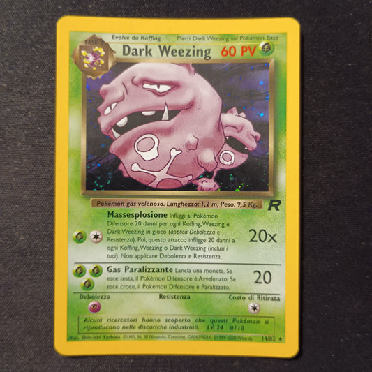 Dark Weezing 14/82 ITA Team Rocket EXELLENT - Carta Pokémon | Il Grimorio TCG