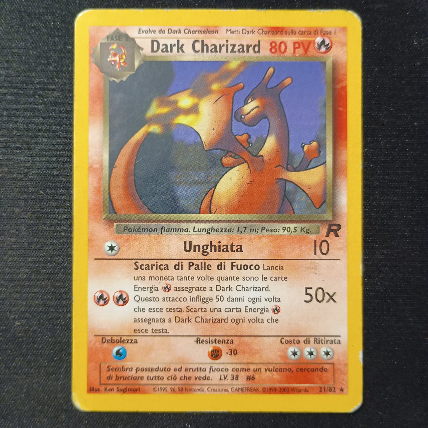 Dark Charizard 21/82 ITA Team Rocket GOOD - Carta Pokémon | Il Grimorio TCG