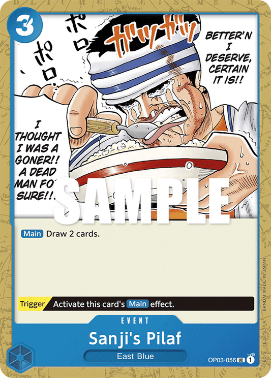 56. Sanji's Pilaf - PILLARS OF STRENGHT - OP03