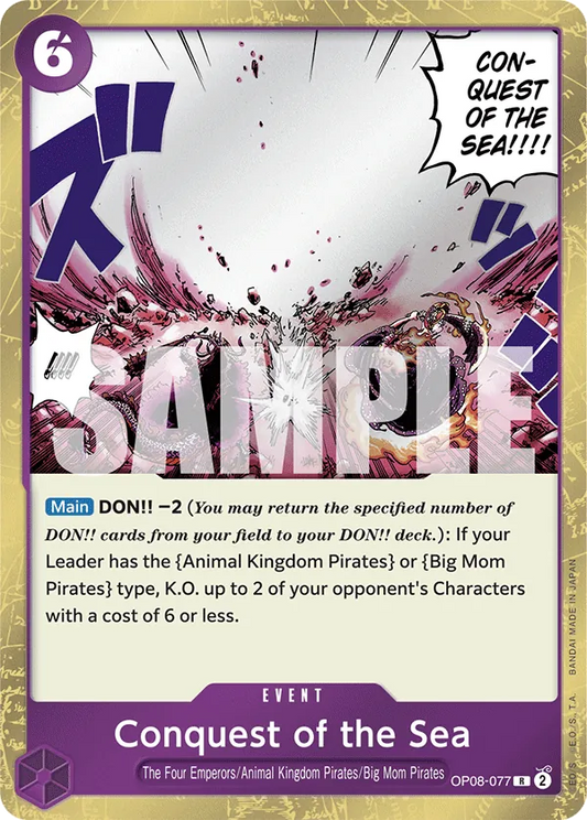 77. Conquest of the Sea - OP08 - TWO LEGENDS