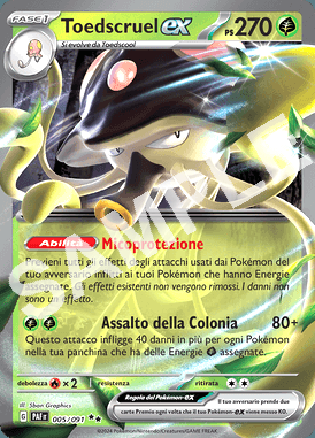 5/91 Toedscruel EX - DESTINO DI PALDEA