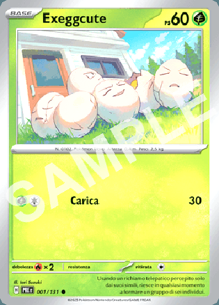 1/131 Exeggcute - EVOLUZIONI PRISMATICHE
