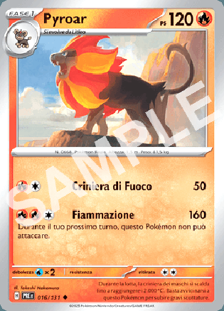 16/131 Piros - EVOLUZIONI PRISMATICHE