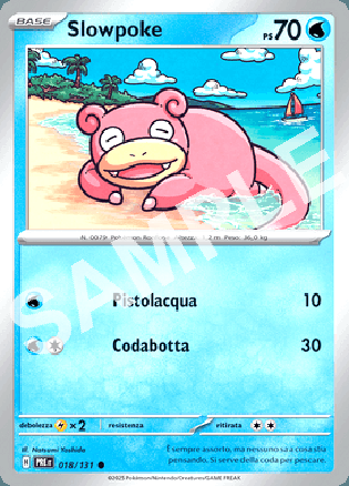 18/131 Slowpoke - EVOLUZIONI PRISMATICHE