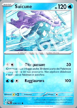 24/131 Suicune - EVOLUZIONI PRISMATICHE