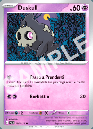 35/131 Duskull - EVOLUZIONI PRISMATICHE