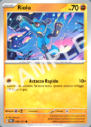 50/131 Riolu - EVOLUZIONI PRISMATICHE