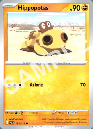 52/131 Hippopotas - EVOLUZIONI PRISMATICHE
