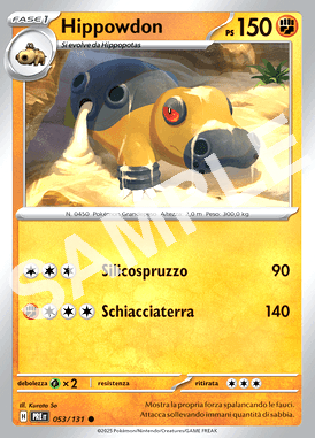 53/131 Hippowdon - EVOLUZIONI PRISMATICHE