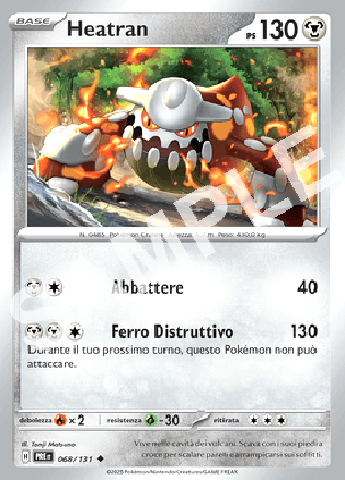 68/131 Heatran - EVOLUZIONI PRISMATICHE
