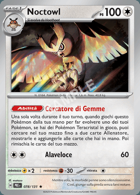 78/131 Noctowl - EVOLUZIONI PRISMATICHE