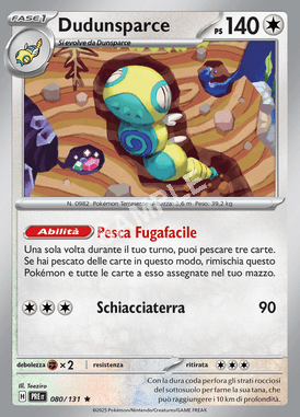 80/131 Dudunsparce - EVOLUZIONI PRISMATICHE