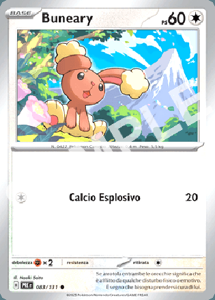 83/131 Buneary - EVOLUZIONI PRISMATICHE