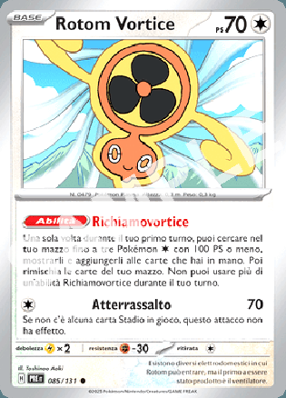 85/131 Rotom Vortice - EVOLUZIONI PRISMATICHE