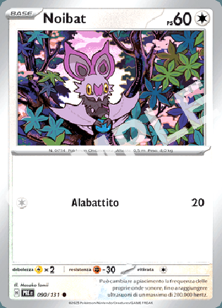 90/131 Noibat - EVOLUZIONI PRISMATICHE