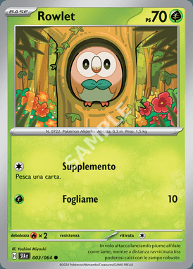 3/64 Rowlet - SEGRETO FIABESCO - SFA