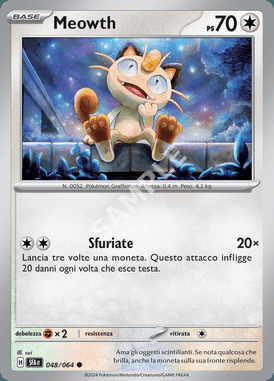 48/64 Meowth - SEGRETO FIABESCO - SFA