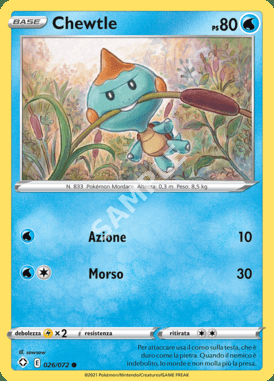 26. Chewtle - DESTINO SPLENDENTE