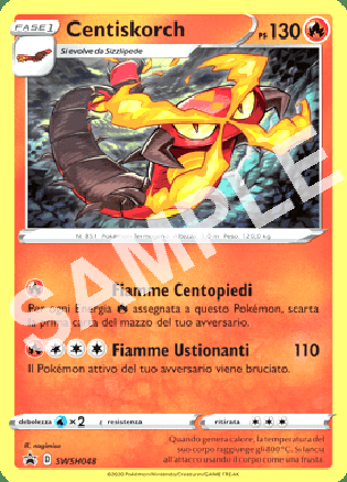 SWSH48 Centiskorch - SPADA & SCUDO PROMO