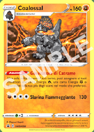 SWSH54 Coalossal - SPADA & SCUDO PROMO